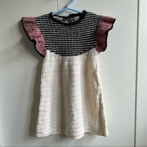 Zara sleeveless ruffle knit dress. Size 18-24 months